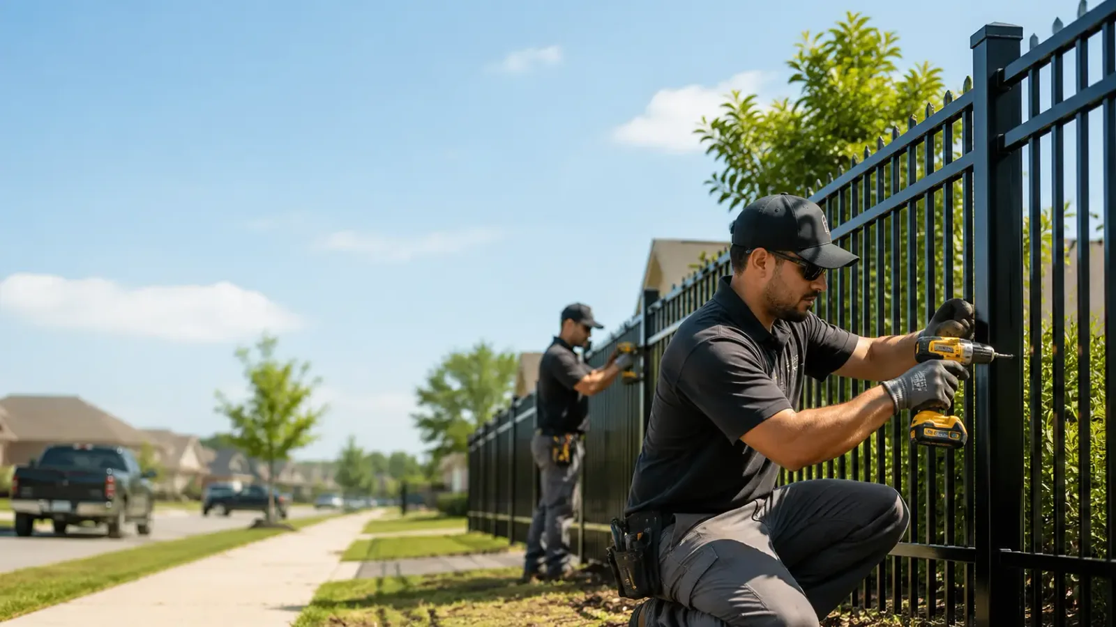 Metal Fence Installation in Medfield, MA